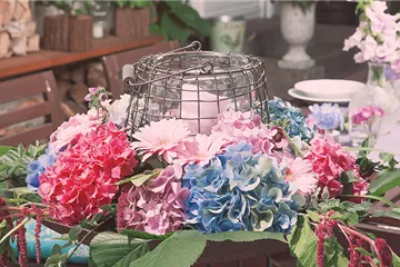 Dekorative Herbstkränze